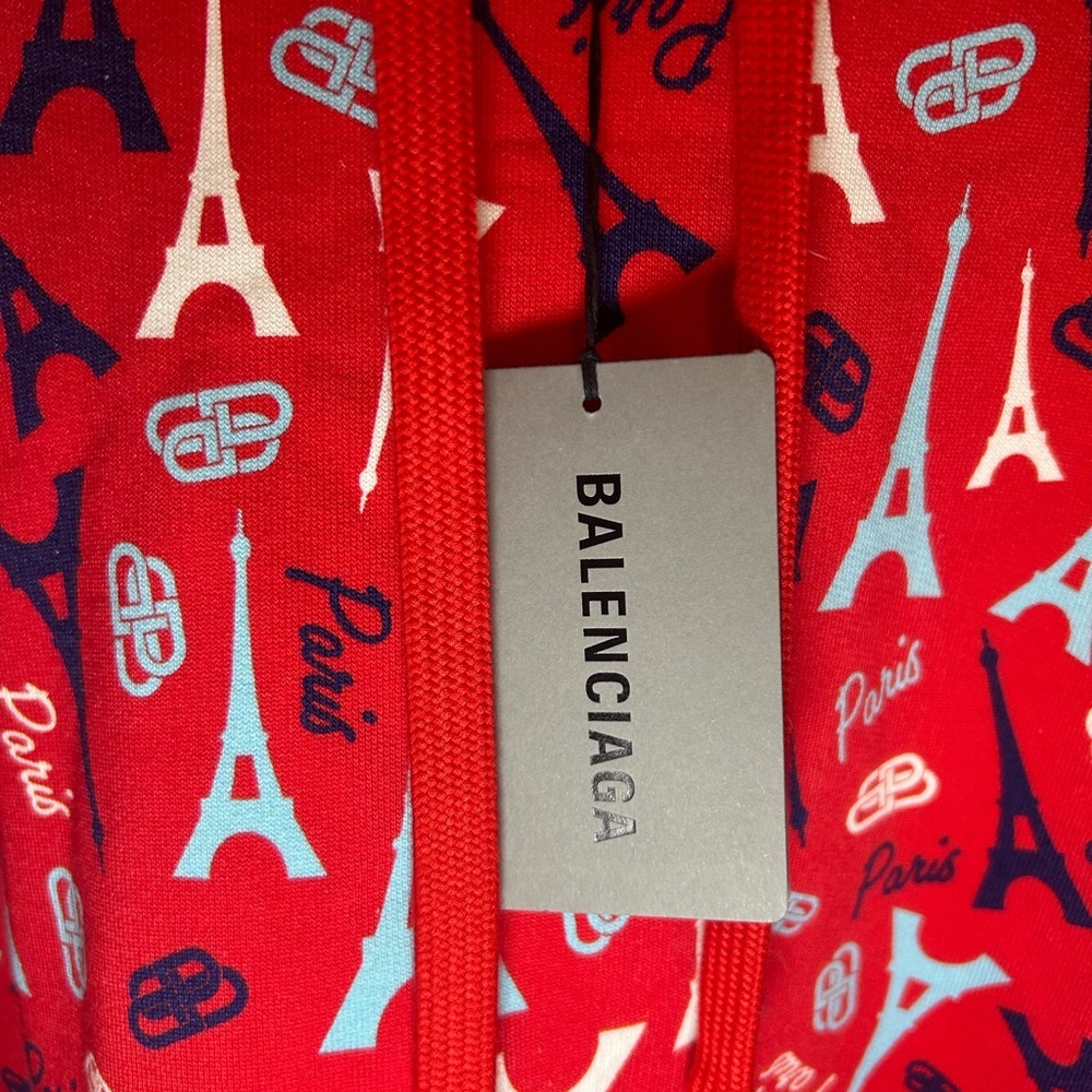 Balenciaga Eiffel Tower BB logo oversized hoodie - Picture 5 of 12